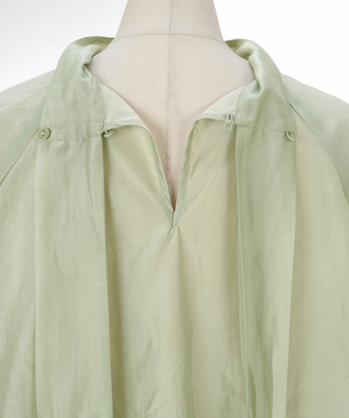 手洗い可 長袖 大人カジュアル オフィス きれいめ フェニミン シアー オールシーズン ジョイントスペース