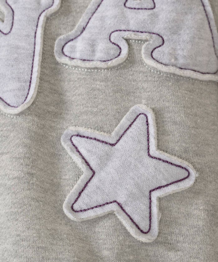 パッチワーク/フーディー/パーカー/ネイビー