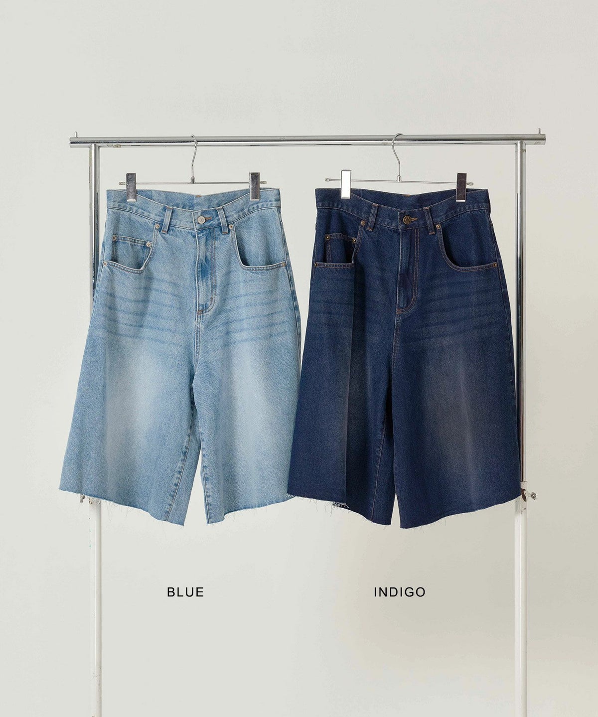 ハーフ/デニム/パンツ/ブルー/ネイビー