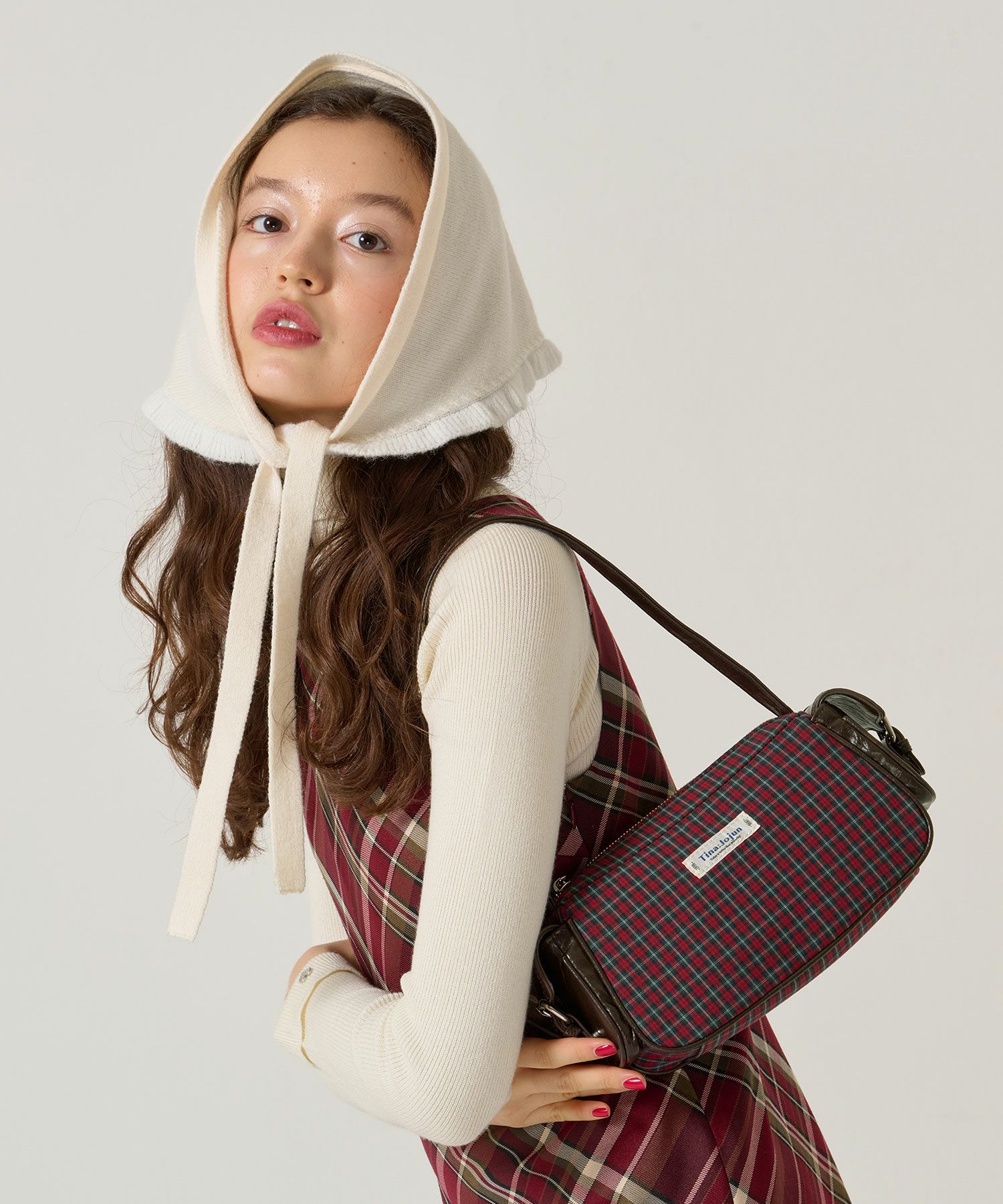 チェック ハンドバッグ TINA：JOJUN 全3色｜tnj932-1137【3】 - ミニ