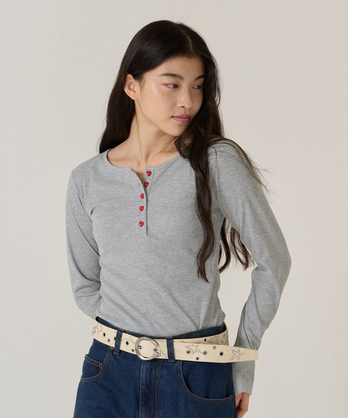 スタッズ/ベルト/ピンク