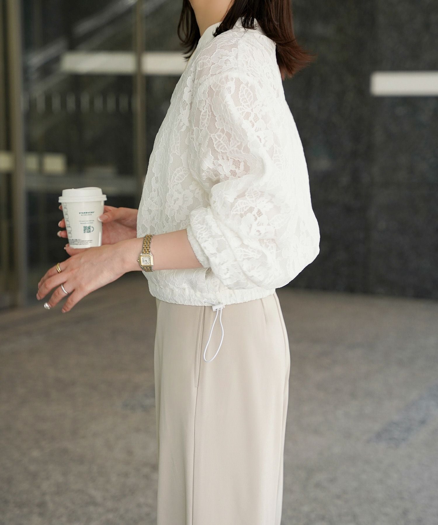 レース シアー ブルゾン HUIT 全2色｜hit231-0294【1】 - ブルゾン商品