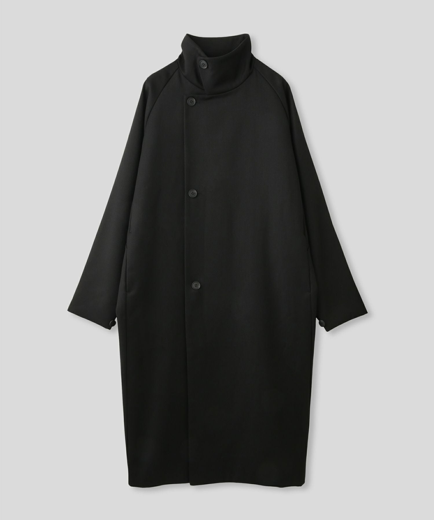 ユニセックス］ スタンドカラー コクーン コート KINO THE KEI 全2色