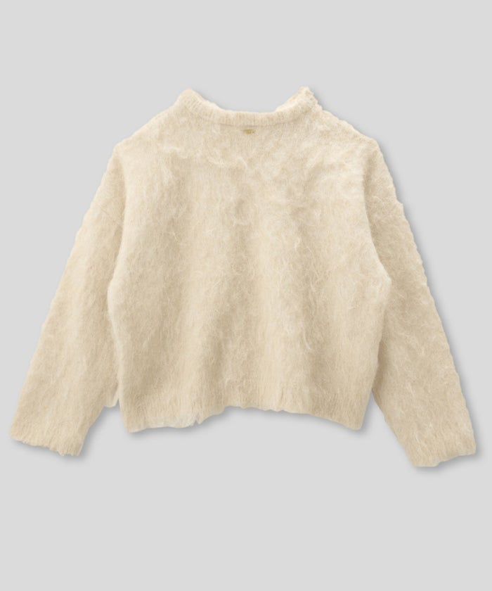 モテニット ふわふわニット モヘア デートコーデ ディナー クリスマス あざと可愛い オーバーサイズ モヘア セーター シャギーニット 韓国風 綺麗め 細見え カジュアル KINO THE KEI