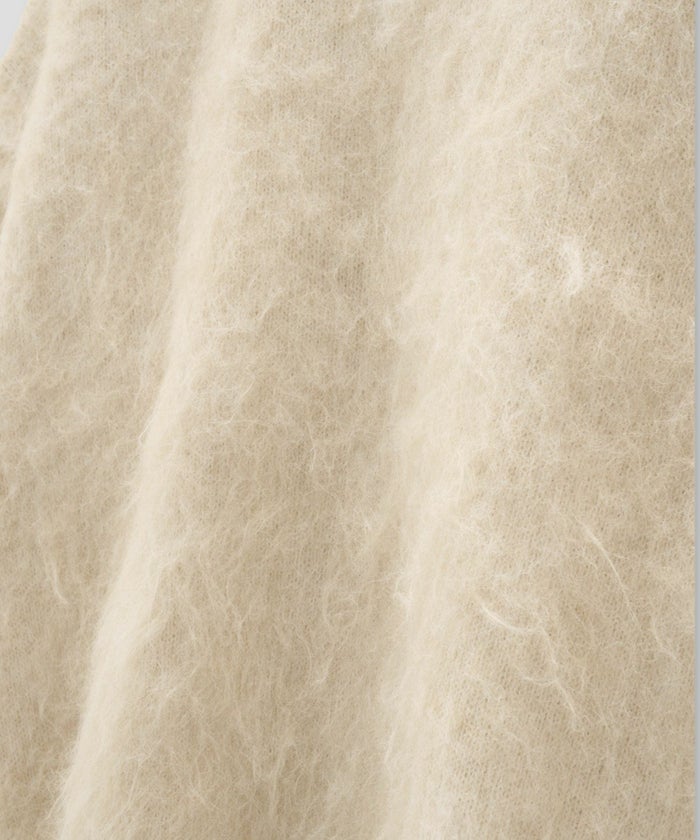 モテニット ふわふわニット モヘア デートコーデ ディナー クリスマス あざと可愛い オーバーサイズ モヘア セーター シャギーニット 韓国風 綺麗め 細見え カジュアル KINO THE KEI