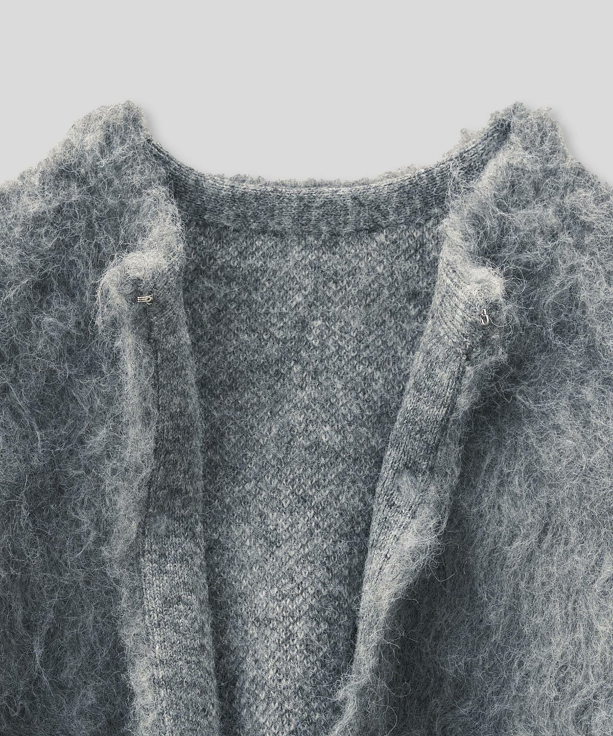 モテニット ふわふわニット モヘア デートコーデ ディナー クリスマス あざと可愛い オーバーサイズ 羽織 韓国風 綺麗め 細見え カジュアル KINO THE KEI