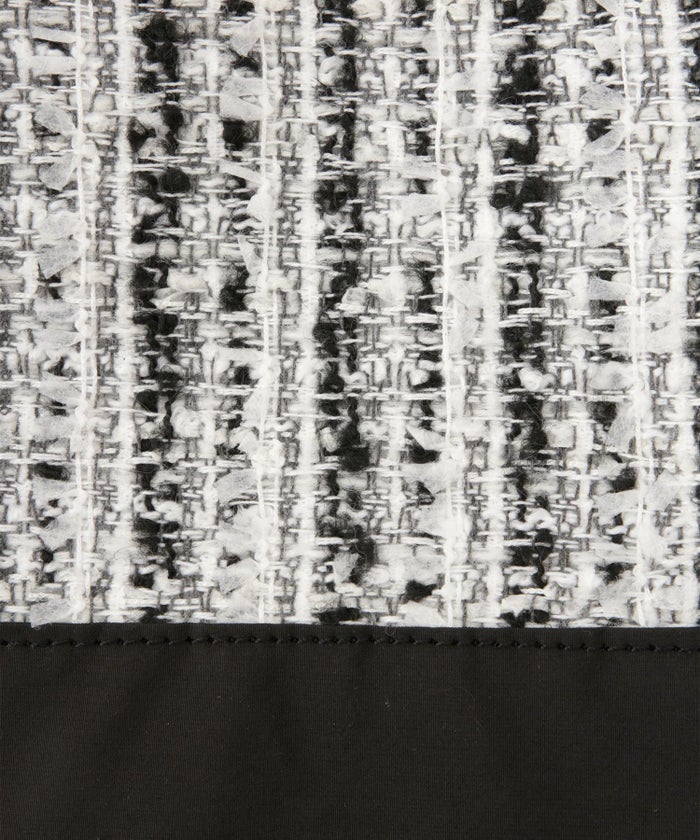 レディース バッグ 無地 ツイード 異素材 オケージョン 春 夏 秋 冬 サブバッグ ネイビー ブラック フリー