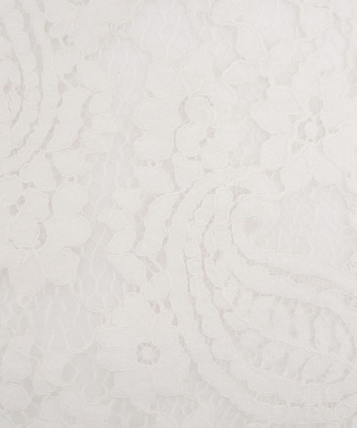 レース ブラウス 起毛 トップス 花柄 ペイズリー ランタンスリーブ 二の腕カバー パールボタン 7分袖 フェミニン 秋冬 ウエストシェイプ 大人可愛い 上品 華やか フェミニン エレガント きれいめ