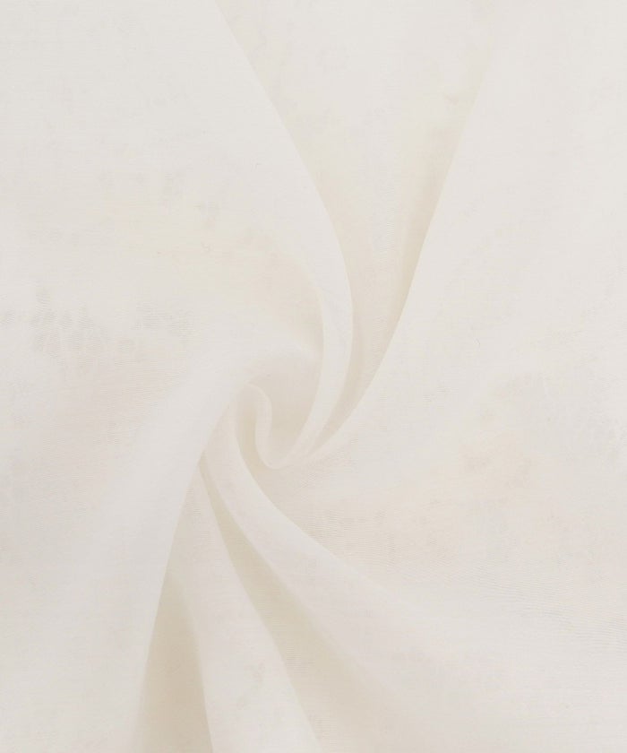 レース ブラウス 起毛 トップス 花柄 ペイズリー ランタンスリーブ 二の腕カバー パールボタン 7分袖 フェミニン 秋冬 ウエストシェイプ 大人可愛い 上品 華やか フェミニン エレガント きれいめ