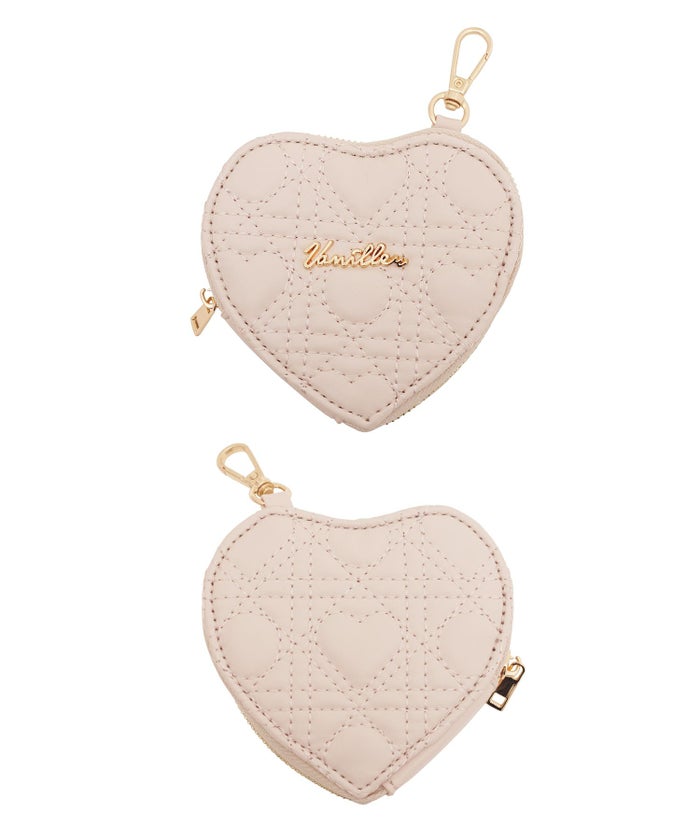 小物 ストラップ マルチウェイ カメラ スマホ スマホケース ハンディファン 手持ち 扇風機 うちわ ハートキルティング カワイイ おしゃれ トレンド