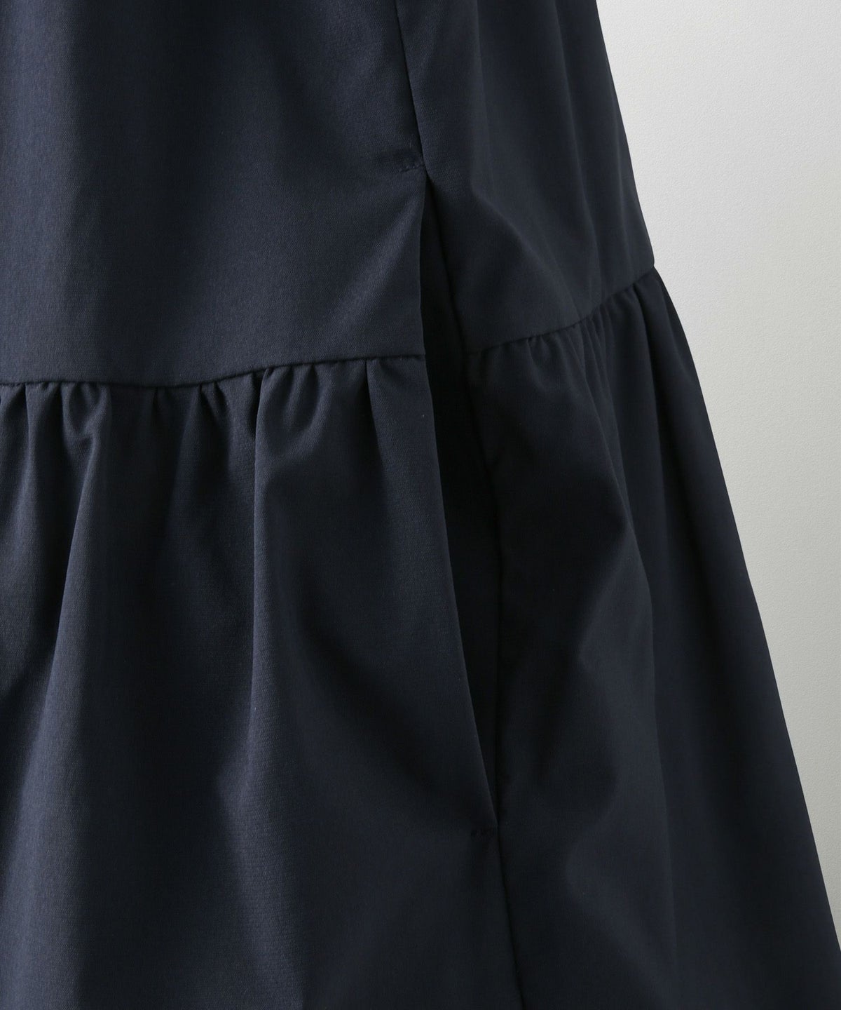 2way ティアード デザイン ライトアウター コート ネイビー/ベージュ/ブラック/M