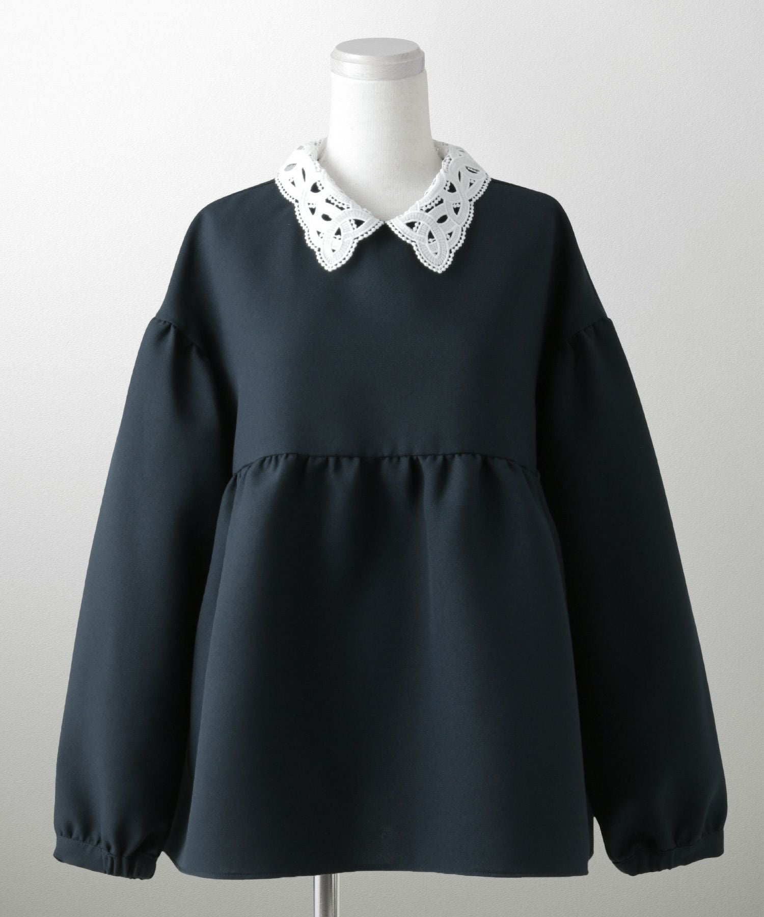 レース 襟付き ブラウス HUIT 全3色｜hit831-0271【3】 - 長袖商品一覧