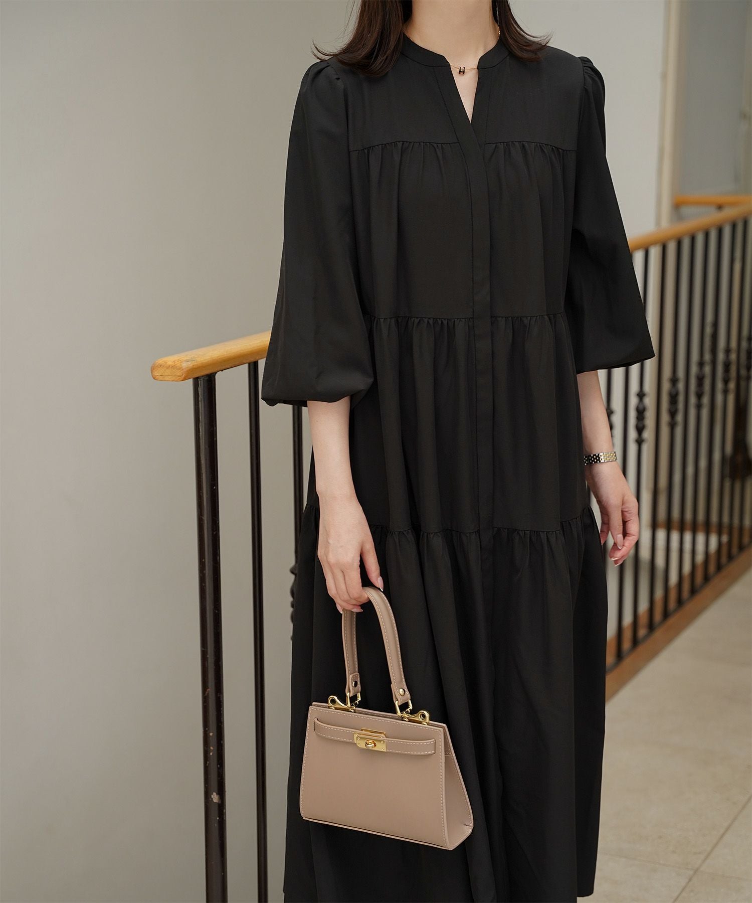 TIME-SALE ティアード ワンピース HUIT 全2色｜hit331-0284【1