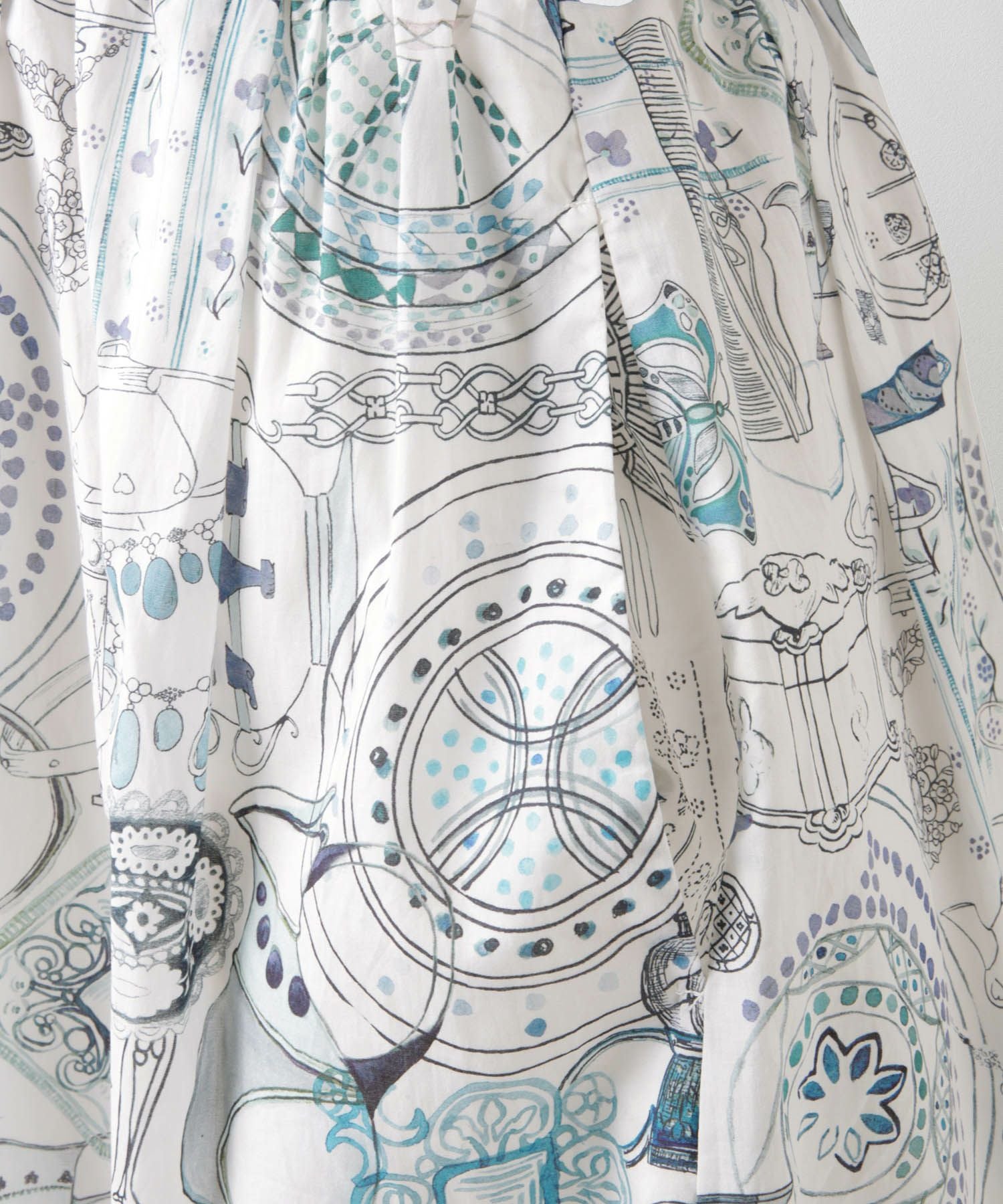 ボウタイ ワンピース Made with Liberty Fabric HUIT 全4色｜hit331