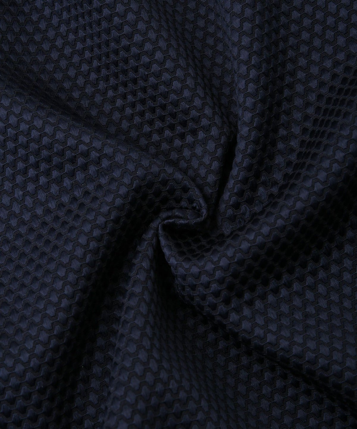 襟付き ジャガード ペプラム ブラウス フェミニン 微光沢 ペプラム 丸襟 長袖 きれいめ 上品 オフィス  オケージョン ホワイト/ネイビー/ブラック/M/長袖