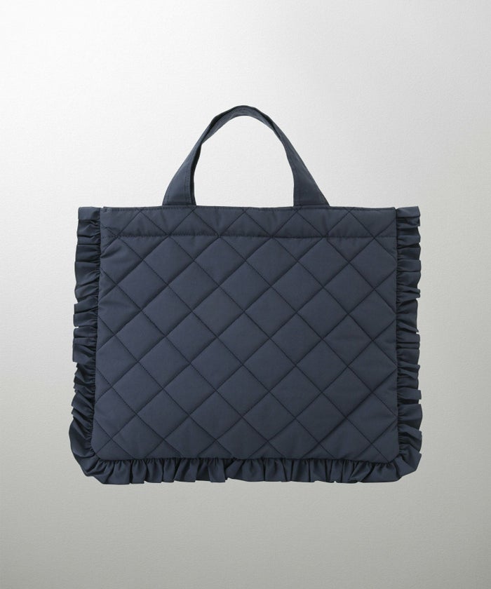 レディース バッグ 無地 キルティング オケージョン オフィス 学校行事 春 夏 秋 冬 サブバッグ アイボリー ネイビー ブラック フリー