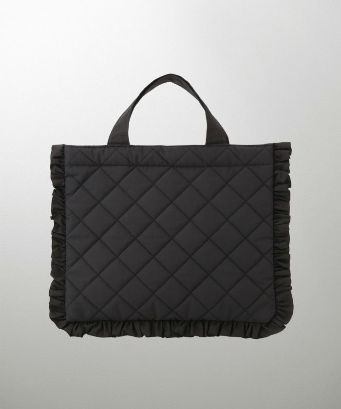 レディース バッグ 無地 キルティング オケージョン オフィス 学校行事 春 夏 秋 冬 サブバッグ アイボリー ネイビー ブラック フリー