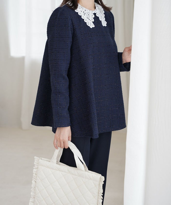 レディース バッグ 無地 キルティング オケージョン オフィス 学校行事 春 夏 秋 冬 サブバッグ アイボリー ネイビー ブラック フリー