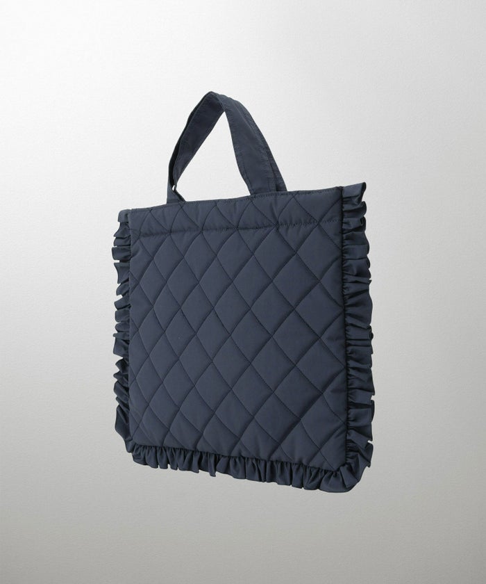 レディース バッグ 無地 キルティング オケージョン オフィス 学校行事 春 夏 秋 冬 サブバッグ アイボリー ネイビー ブラック フリー