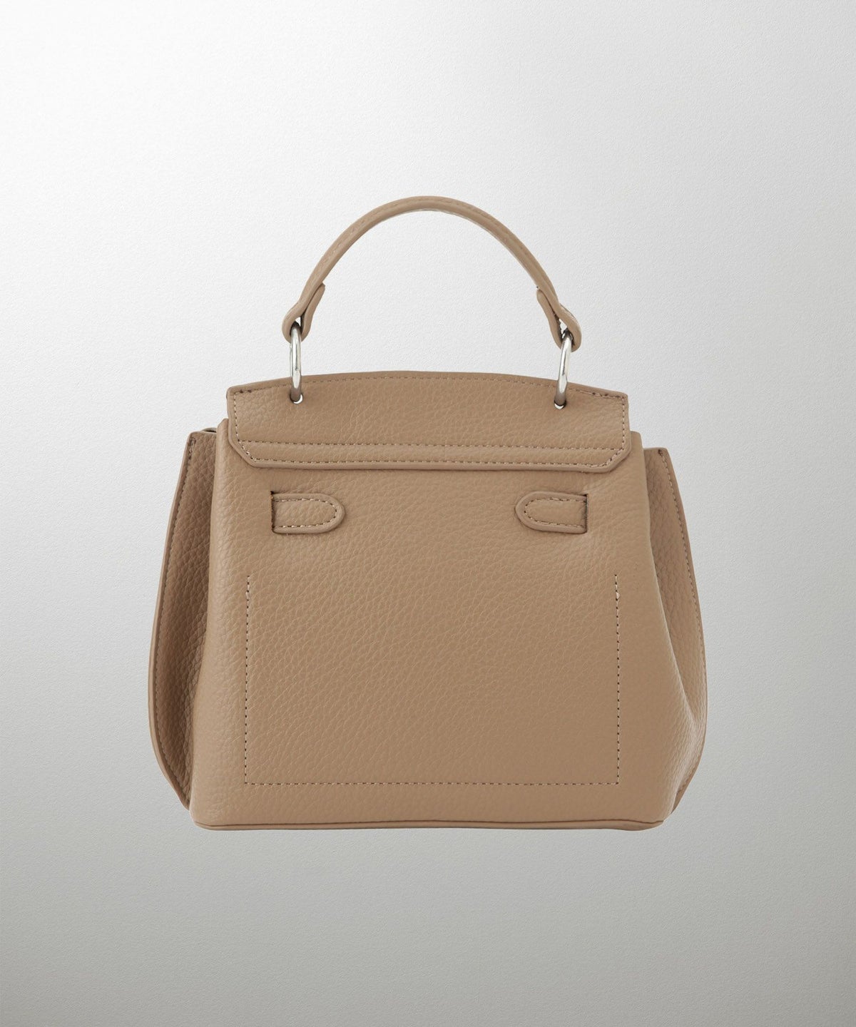 レディース バッグ きれいめ ショルダー 2way 合皮 ブラウン/ブラック/フリー