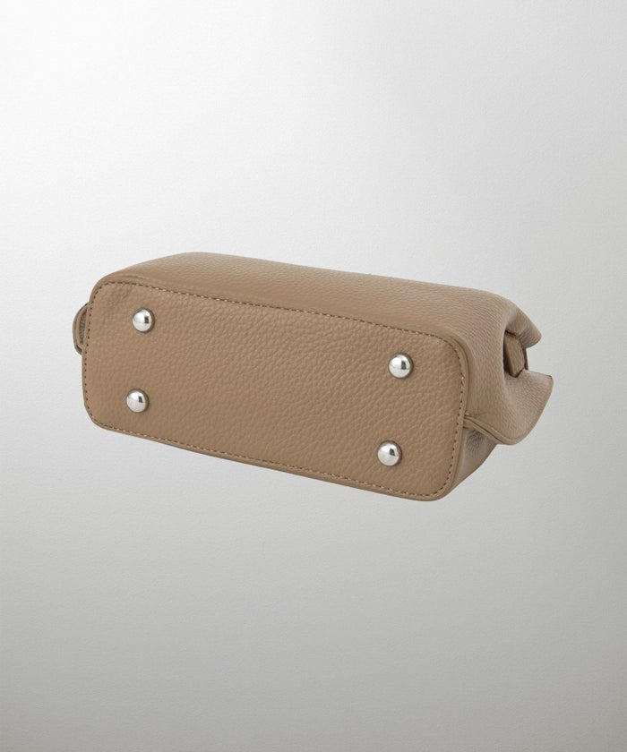 レディース バッグ きれいめ ショルダー 2way 合皮 ブラウン/ブラック/フリー