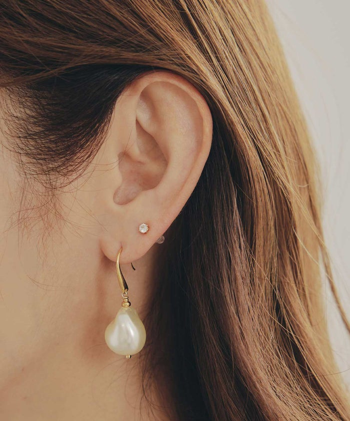 メルティング パール ピアス イヤリング Melting Pearl Pierce Earring