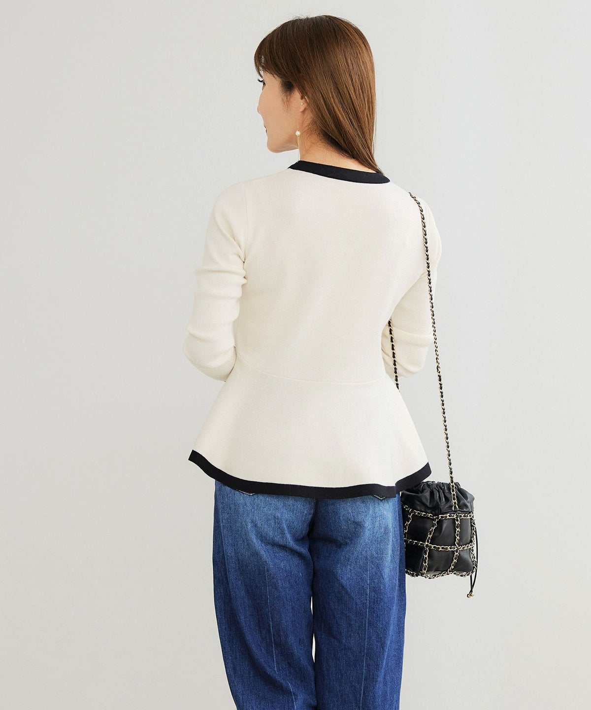 手洗い可 レディース 長袖 秋冬春 長袖 可愛い 上品 きれいめ オフィス 大人カジュアル フェミニン ジョイントスペース