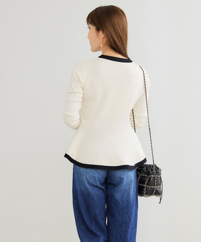 手洗い可 レディース 長袖 秋冬春 長袖 可愛い 上品 きれいめ オフィス 大人カジュアル フェミニン ジョイントスペース