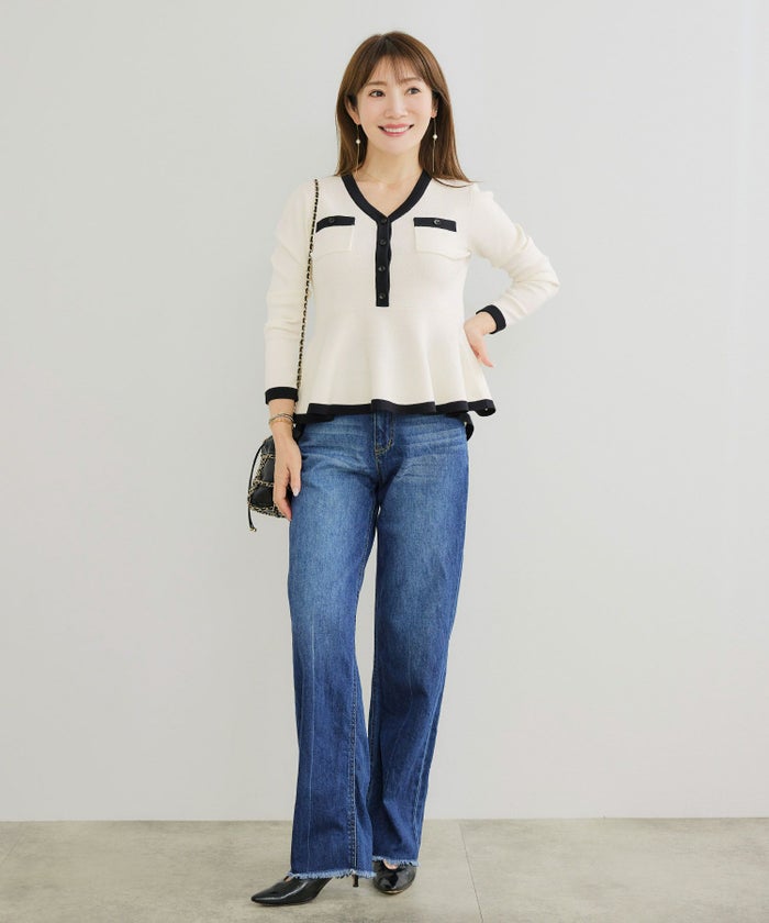 手洗い可 レディース 長袖 秋冬春 長袖 可愛い 上品 きれいめ オフィス 大人カジュアル フェミニン ジョイントスペース