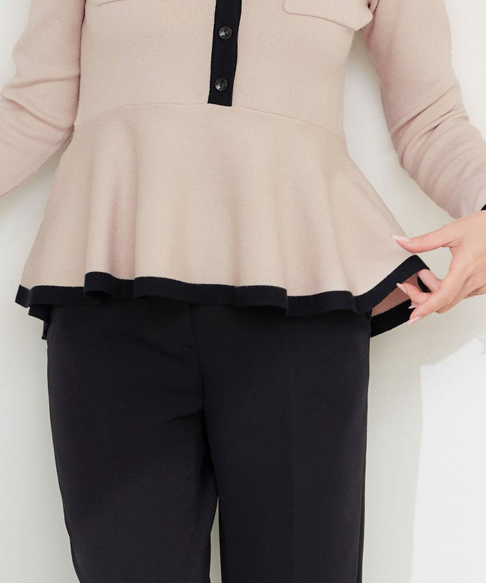 手洗い可 レディース 長袖 秋冬春 長袖 可愛い 上品 きれいめ オフィス 大人カジュアル フェミニン ジョイントスペース