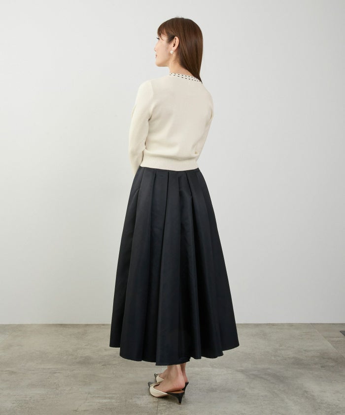 手洗い可 レディース 長袖 秋冬春 長袖 可愛い 上品 きれいめ オフィス 色 フェミニン ジョイントスペース