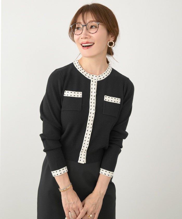 手洗い可 レディース 長袖 秋冬春 長袖 可愛い 上品 きれいめ オフィス 色 フェミニン ジョイントスペース