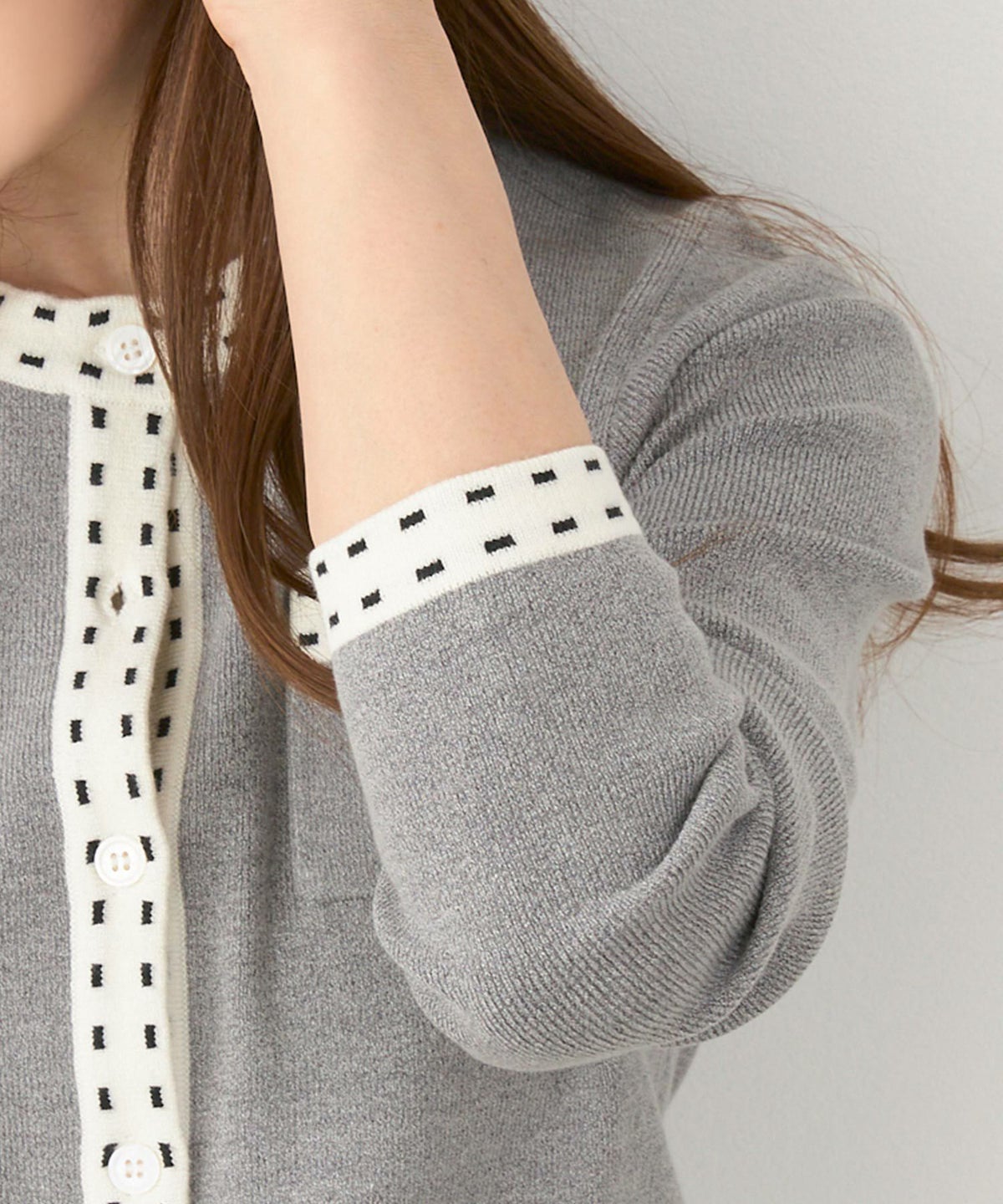 手洗い可 レディース 長袖 秋冬春 長袖 可愛い 上品 きれいめ オフィス 色 フェミニン ジョイントスペース