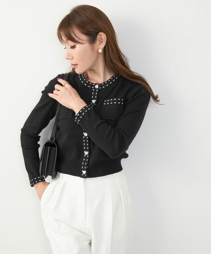 手洗い可 レディース 長袖 秋冬春 長袖 可愛い 上品 きれいめ オフィス 色 フェミニン ジョイントスペース