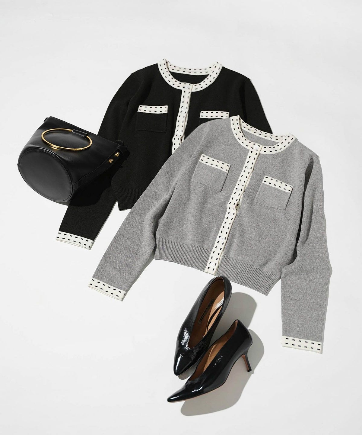 手洗い可 レディース 長袖 秋冬春 長袖 可愛い 上品 きれいめ オフィス 色 フェミニン ジョイントスペース