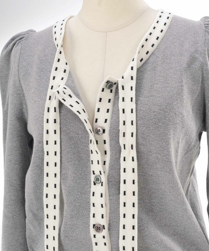 手洗い可 レディース 長袖 秋冬春 長袖 可愛い 上品 きれいめ オフィス ボウタイ フェミニン ジョイントスペース