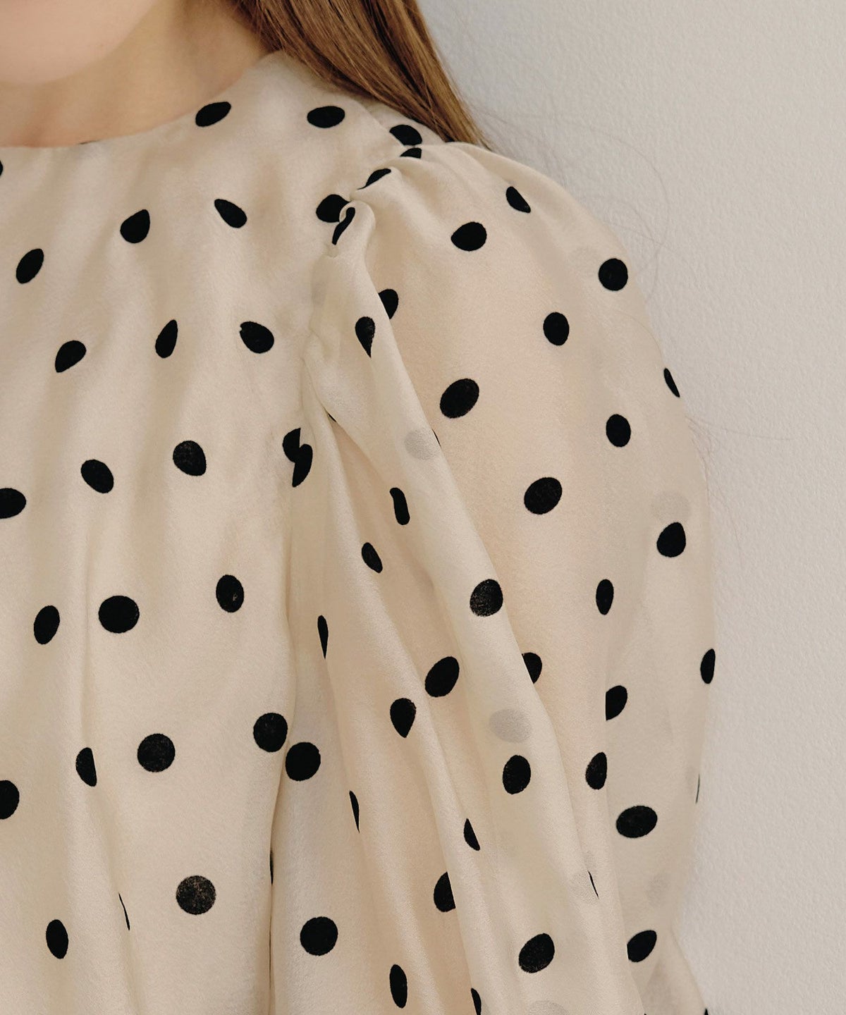 新色追加 手洗い可 長袖 大人カジュアル オフィス きれいめ フェニミン シアー オールシーズン 柄 ジョイントスペース