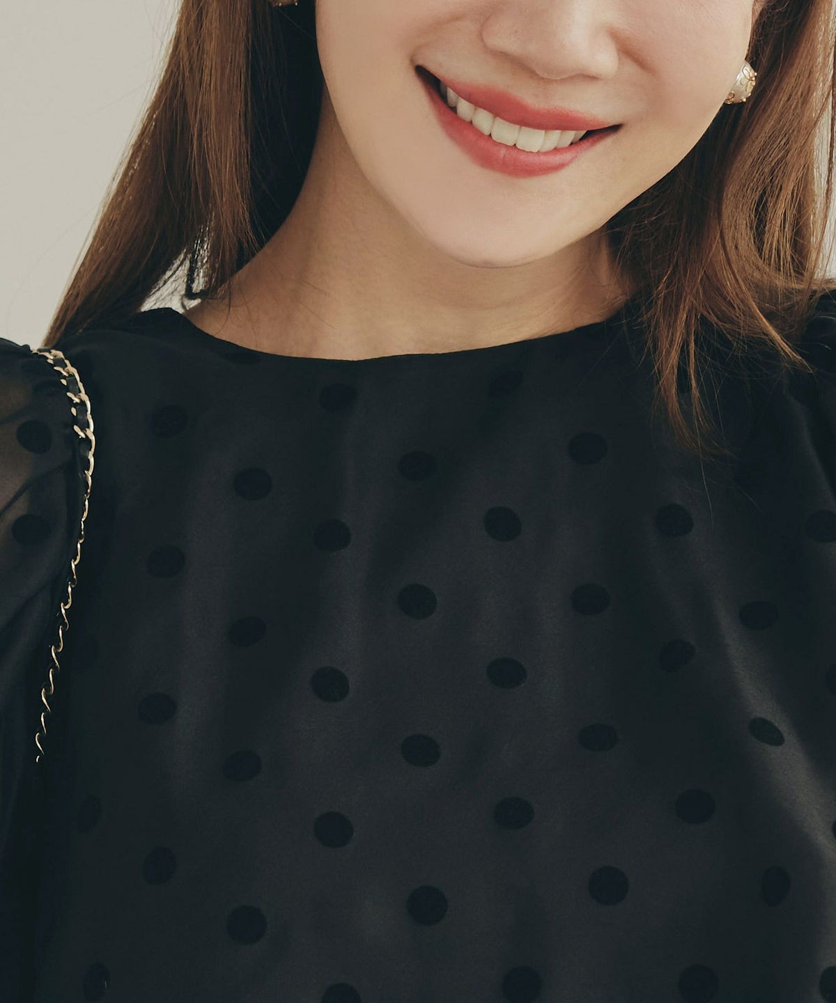 新色追加 手洗い可 長袖 大人カジュアル オフィス きれいめ フェニミン シアー オールシーズン 柄 ジョイントスペース