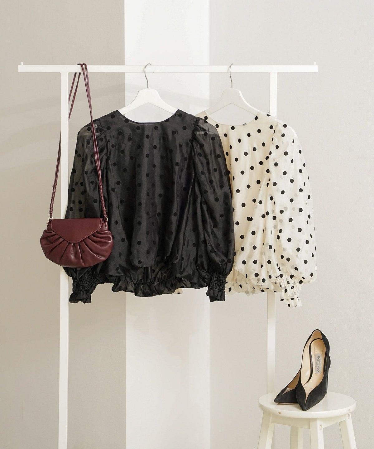 新色追加 手洗い可 長袖 大人カジュアル オフィス きれいめ フェニミン シアー オールシーズン 柄 ジョイントスペース