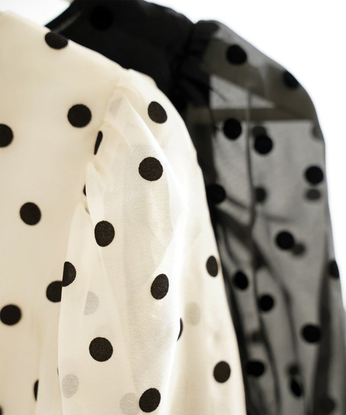 新色追加 手洗い可 長袖 大人カジュアル オフィス きれいめ フェニミン シアー オールシーズン 柄 ジョイントスペース