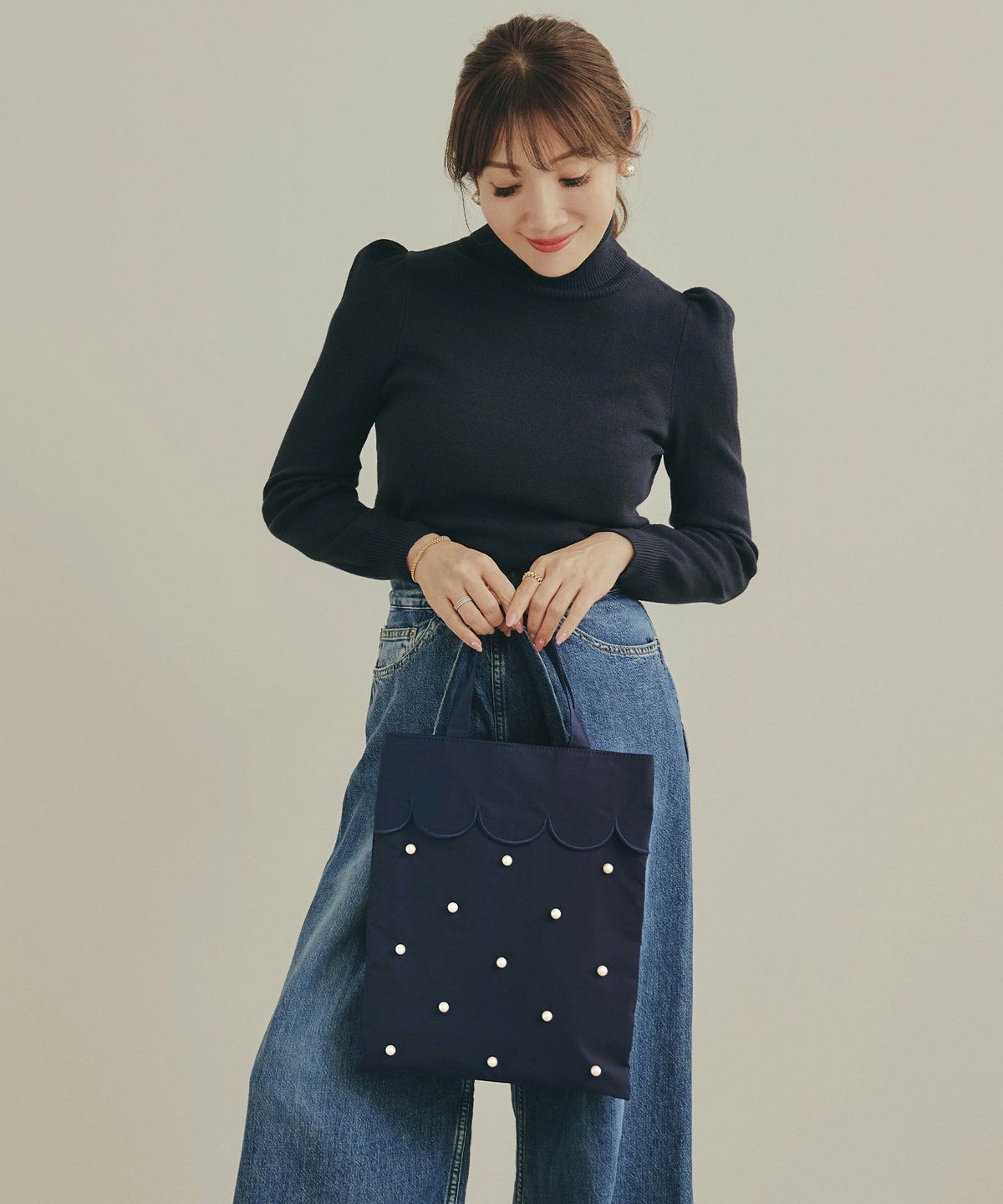 サブバッグ 華やか 上品 きれいめ 可愛い オケージョン オフィス 通勤 撥水 軽い 小さめ ジョイントスペース