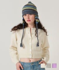 ウール/起毛/カーディガン