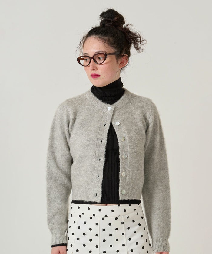 ウール/起毛/カーディガン