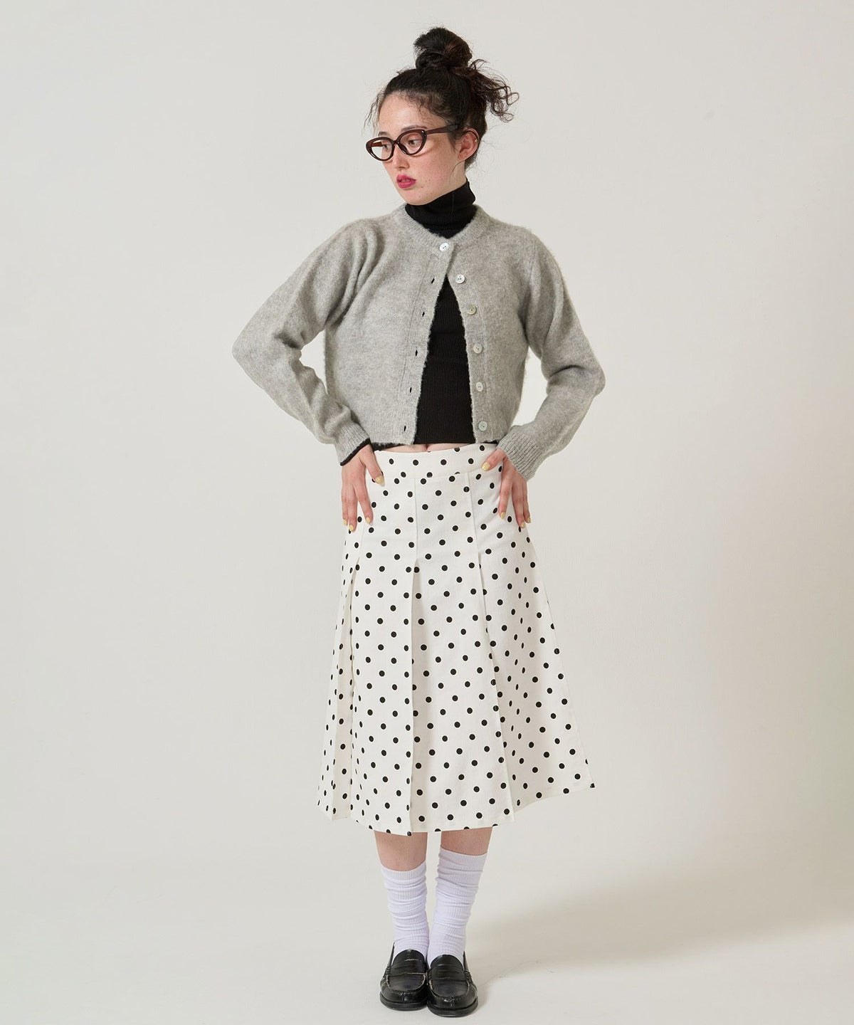 ウール/起毛/カーディガン