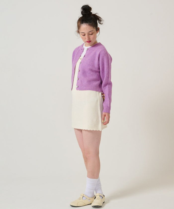 ウール/起毛/カーディガン