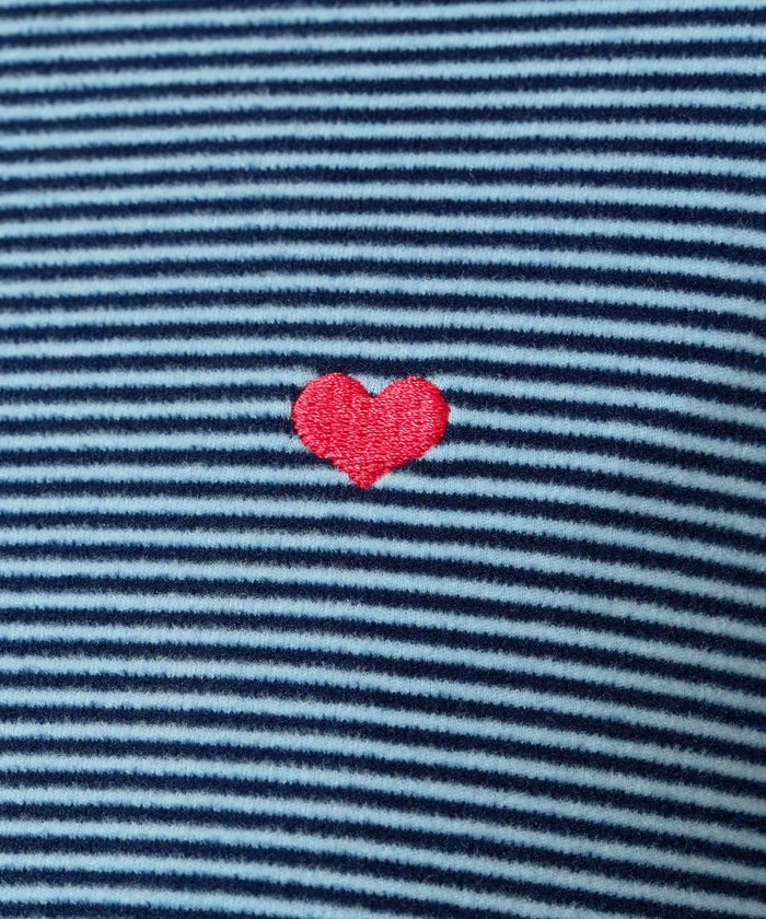 ボーダー/カーディガン/ハート