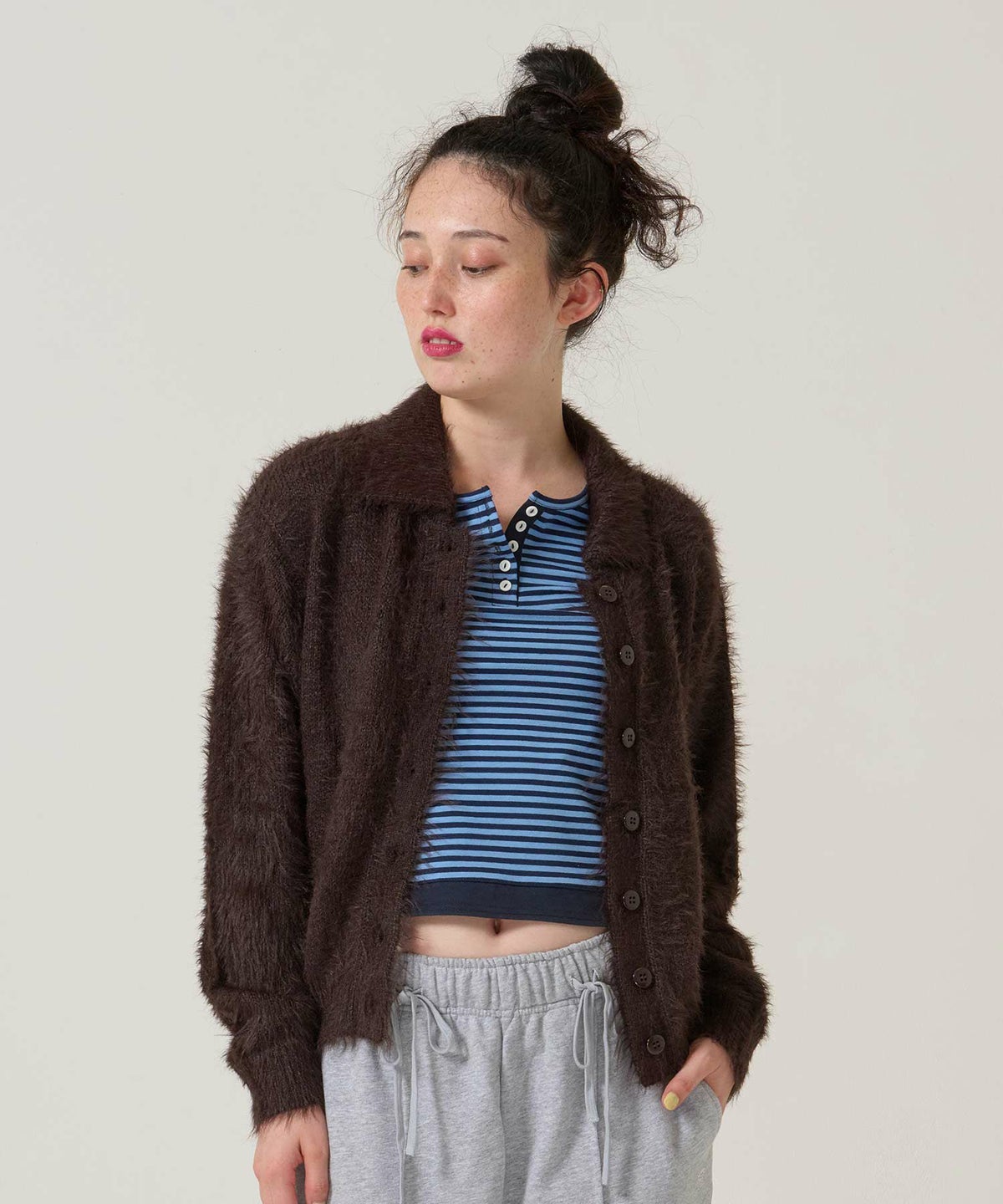 シャギー/ニット/カーディガン