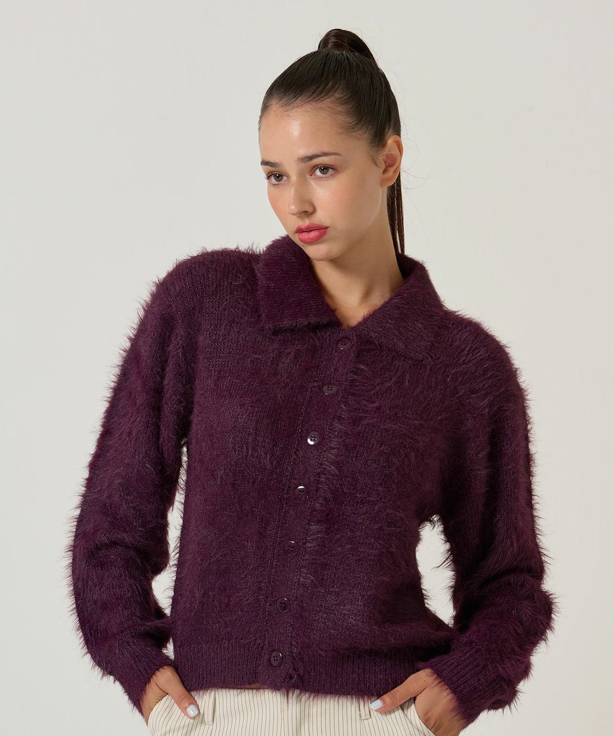 シャギー/ニット/カーディガン