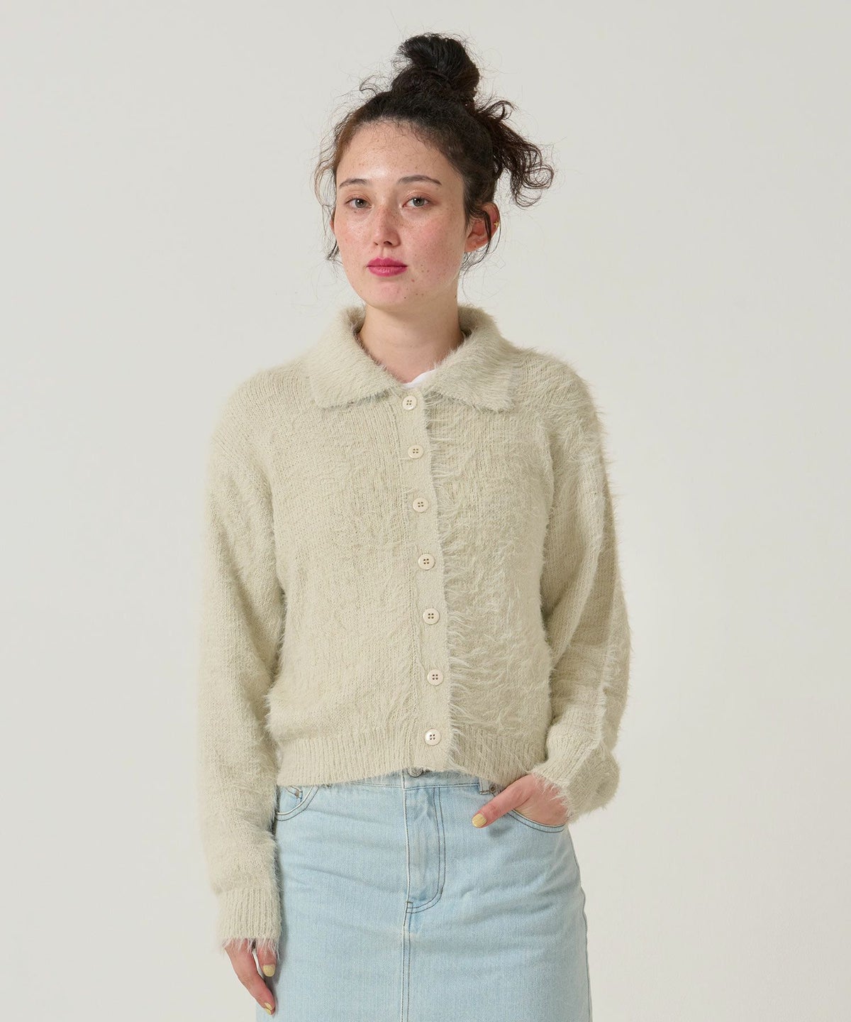 シャギー/ニット/カーディガン