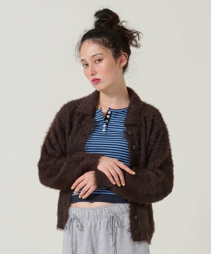 シャギー/ニット/カーディガン